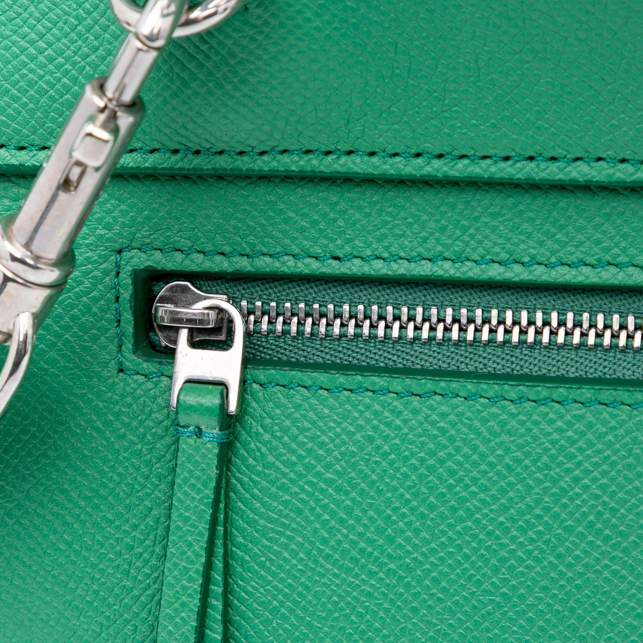 Celine Micro Grained Calfskin Belt Bag Groen