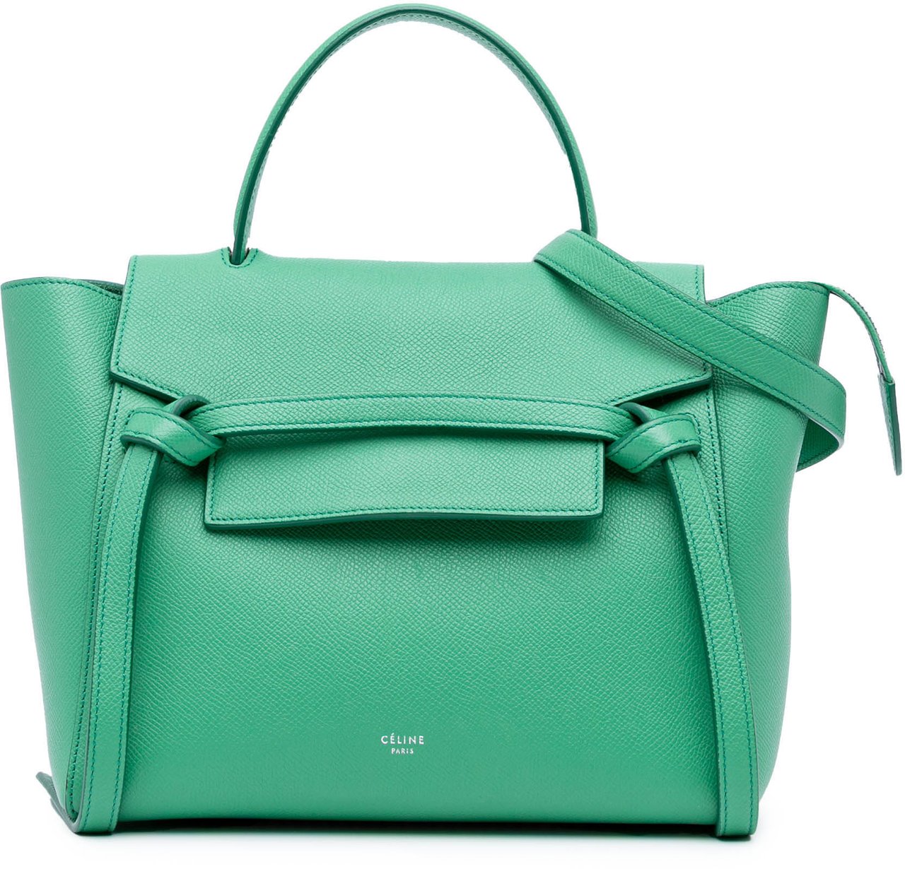 Celine Micro Grained Calfskin Belt Bag Groen