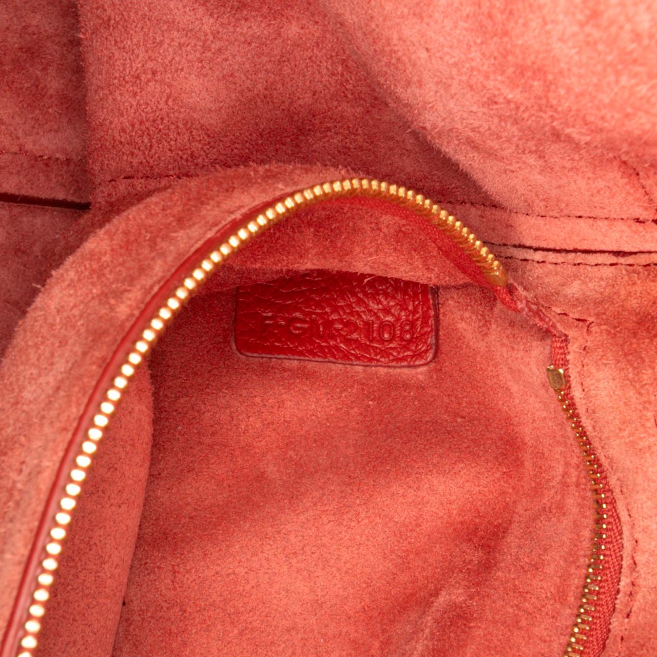 Celine Medium Leather Seau Sangle Bucket Bag Rood
