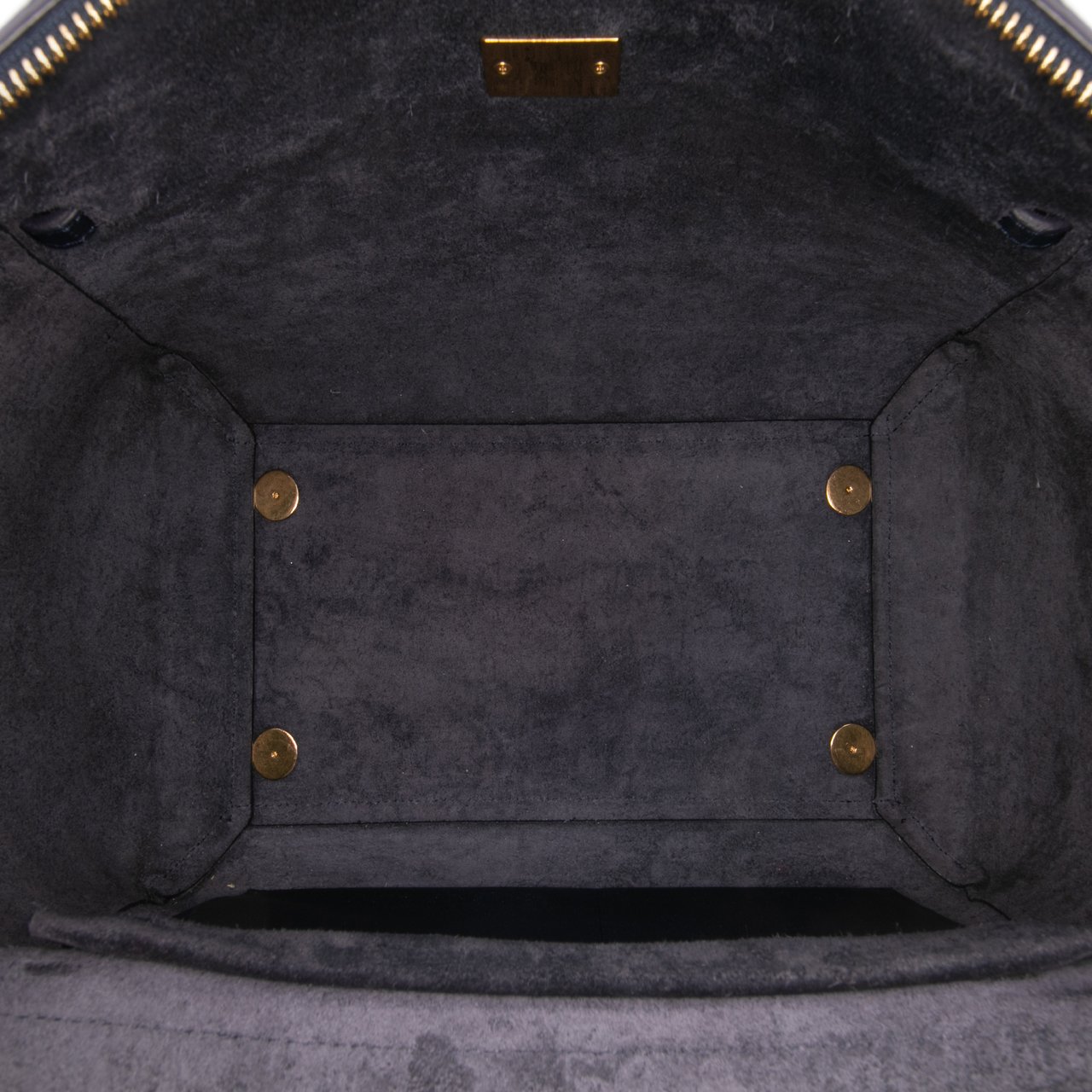 Celine Mini Grained Calfskin Belt Bag Blauw
