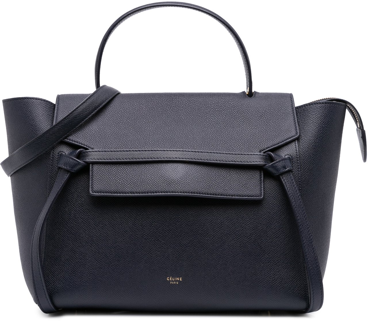 Celine Mini Grained Calfskin Belt Bag Blauw