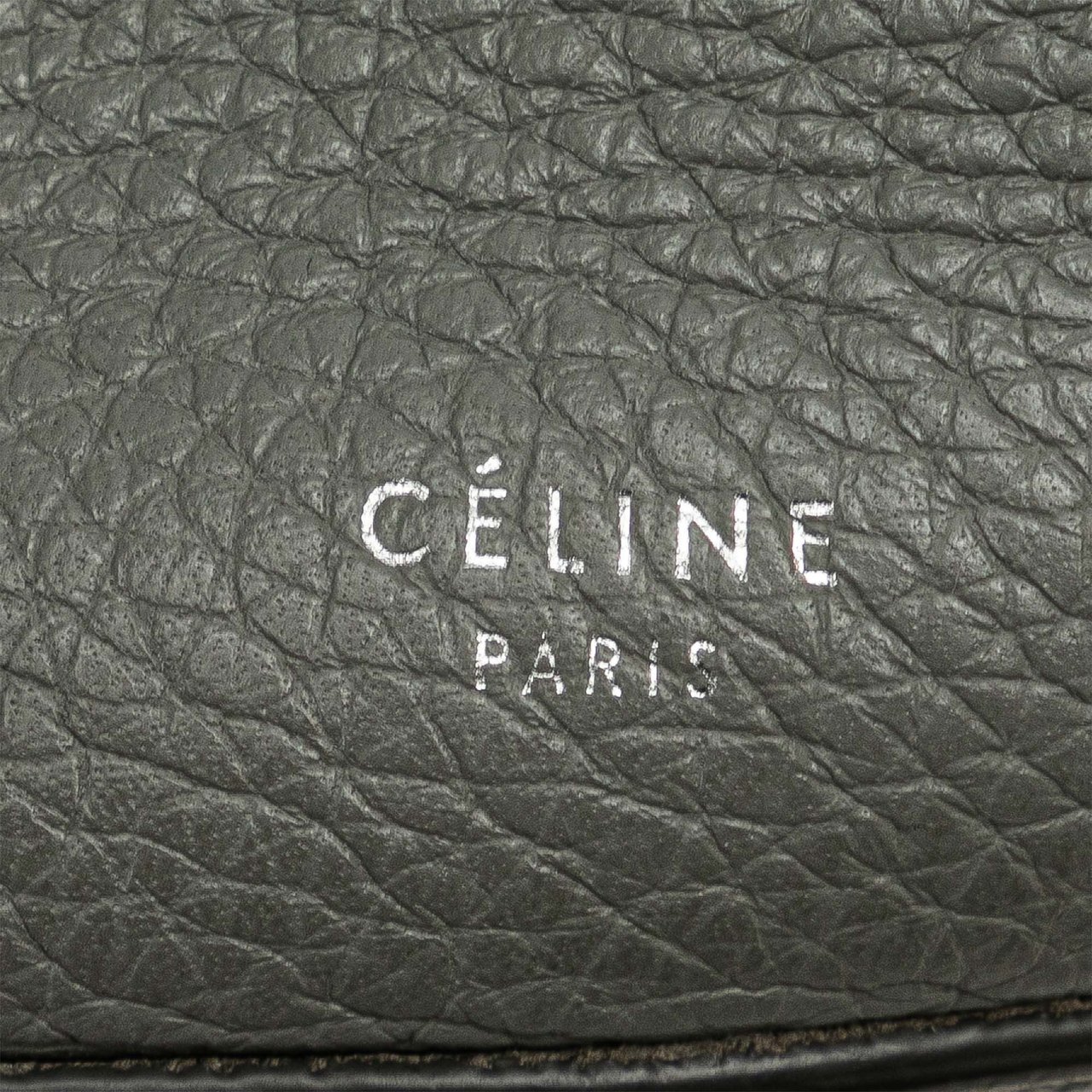 Celine Leather Big Bag Bucket Bruin