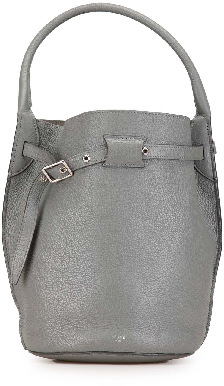 Celine Leather Big Bag Bucket Bruin