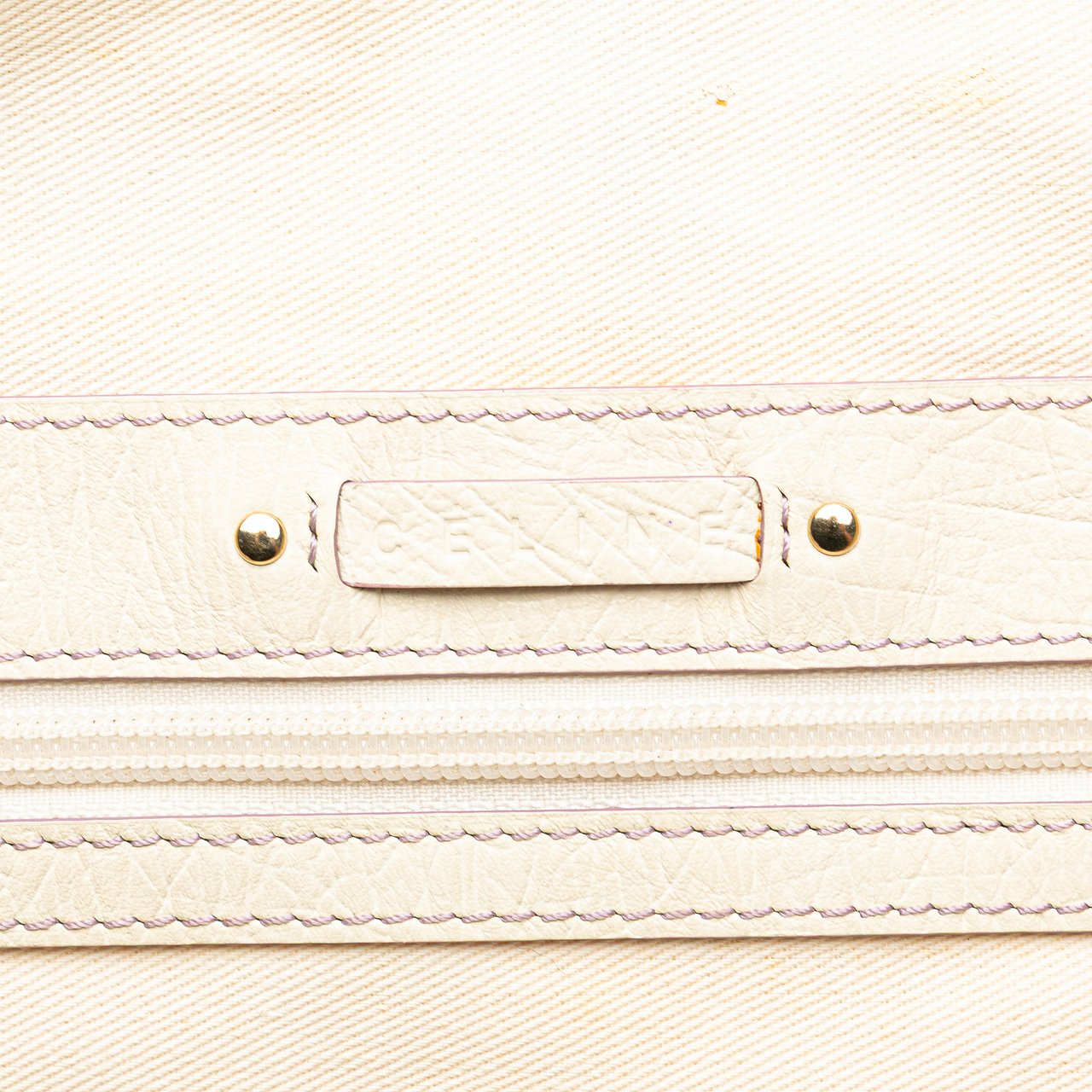 Celine Macadam Canvas Boogie Handbag Paars