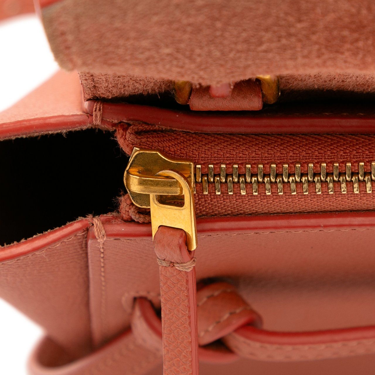 Celine Pico Grained Calfskin Belt Bag Oranje
