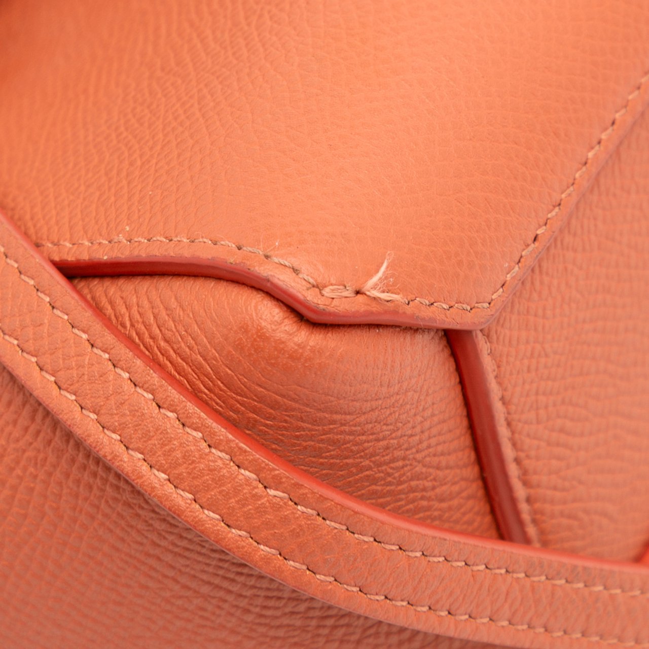 Celine Pico Grained Calfskin Belt Bag Oranje