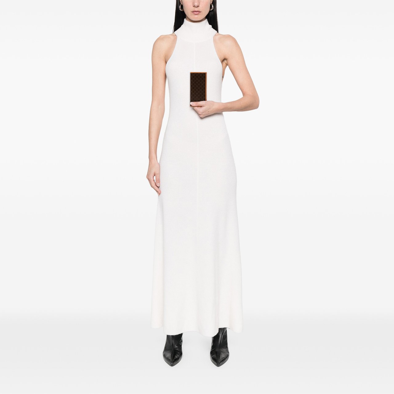 Celine Macadam Coated Canvas Long Wallet Bruin