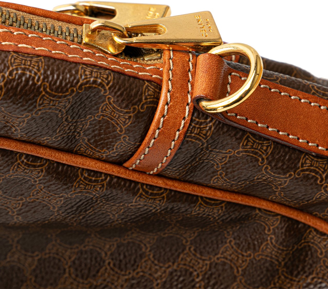 Celine Macadam Satchel Bruin