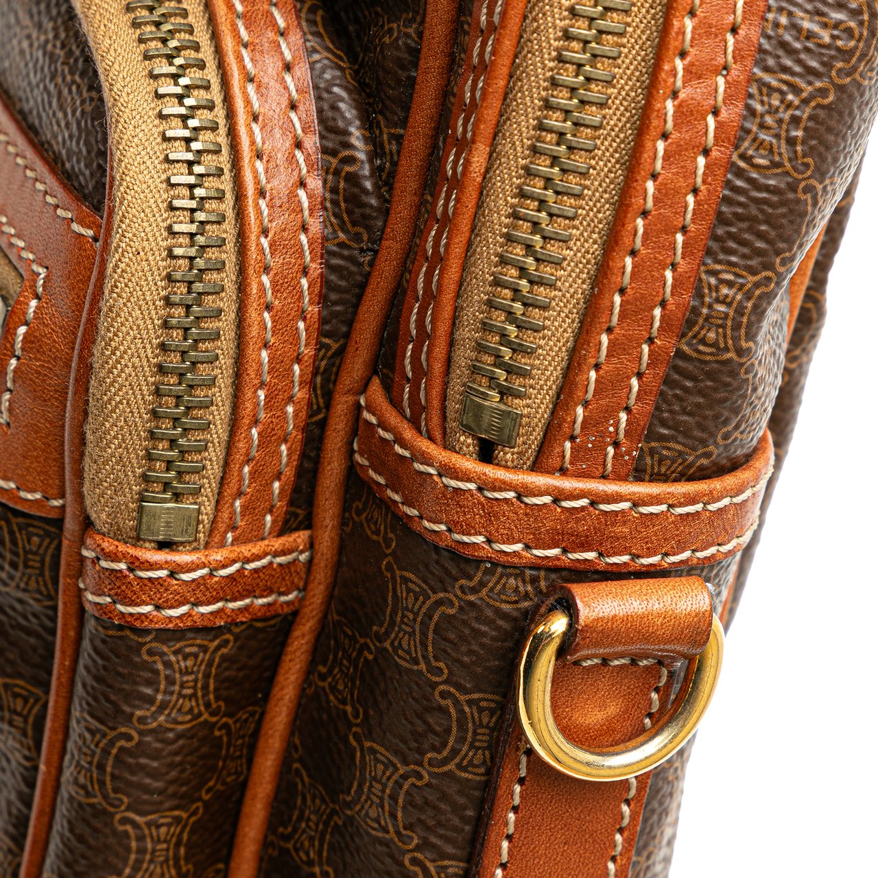 Celine Macadam Satchel Bruin