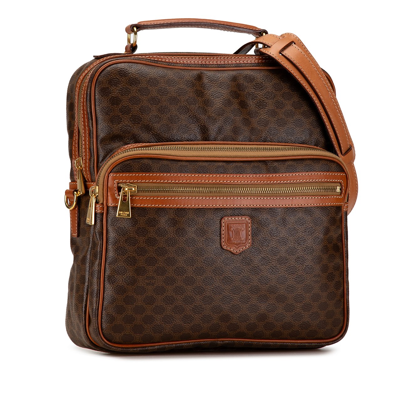 Celine Macadam Satchel Bruin