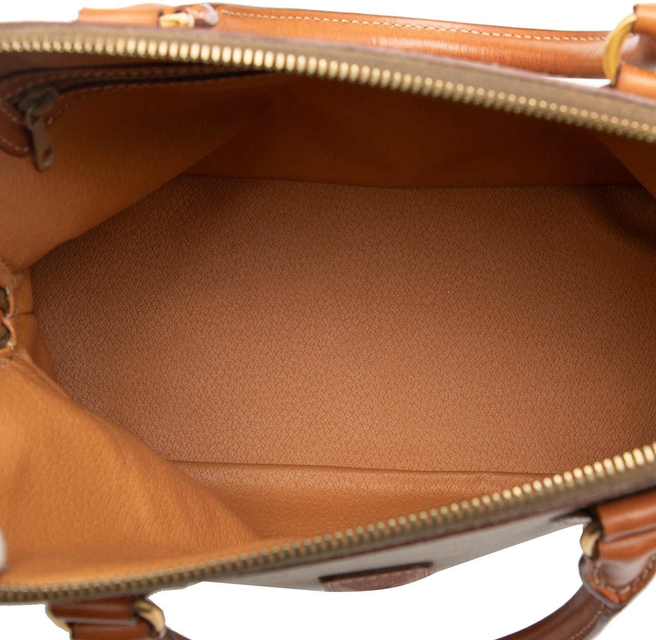 Celine Macadam Coated Canvas Dome Satchel Bruin