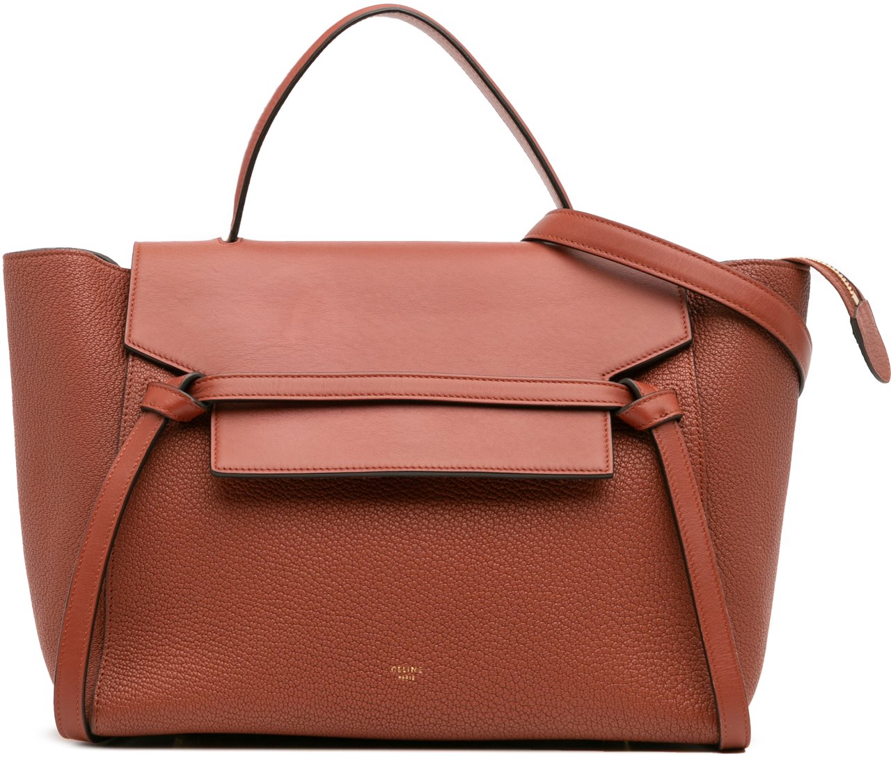 Celine Mini Goatskin Belt Bag Bruin