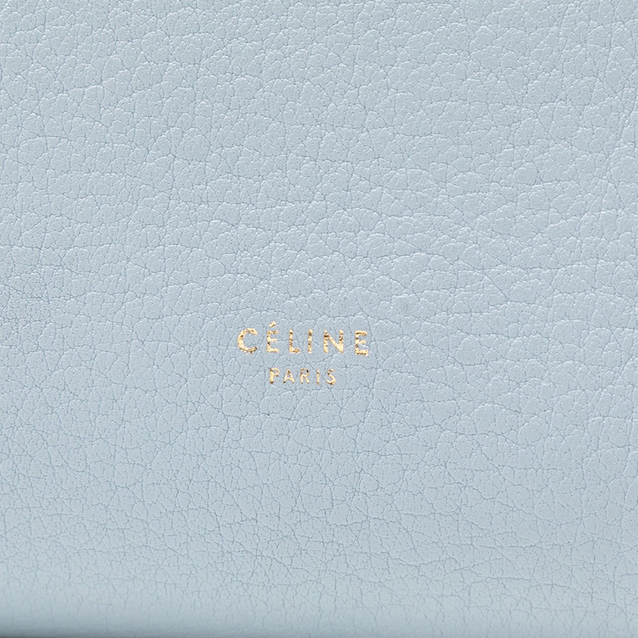 Celine Medium Grained Calfskin Tie Knot Handbag Blauw