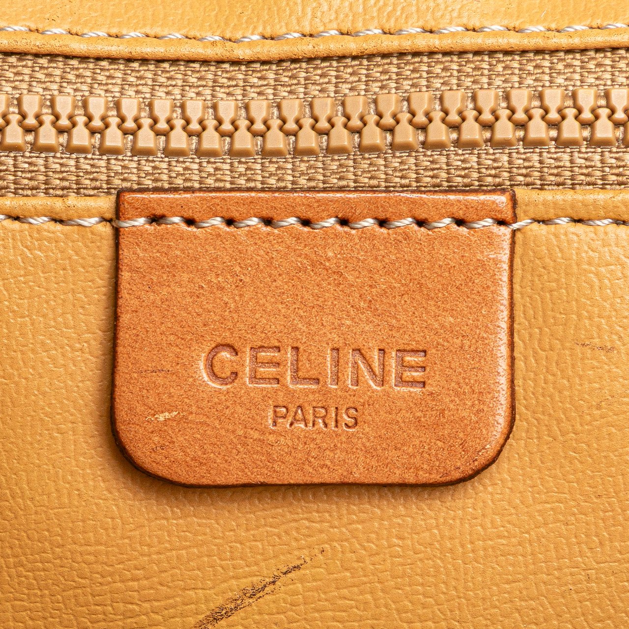 Celine Macadam Coated Canvas Crossbody Bruin