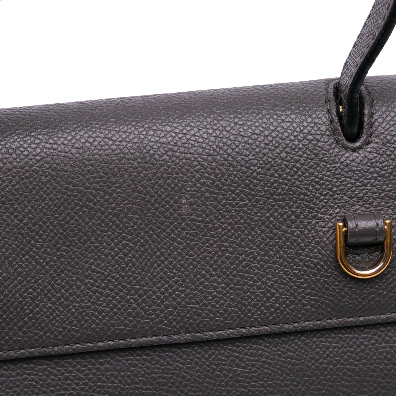 Celine Nano Grained Calfskin Belt Bag Bruin