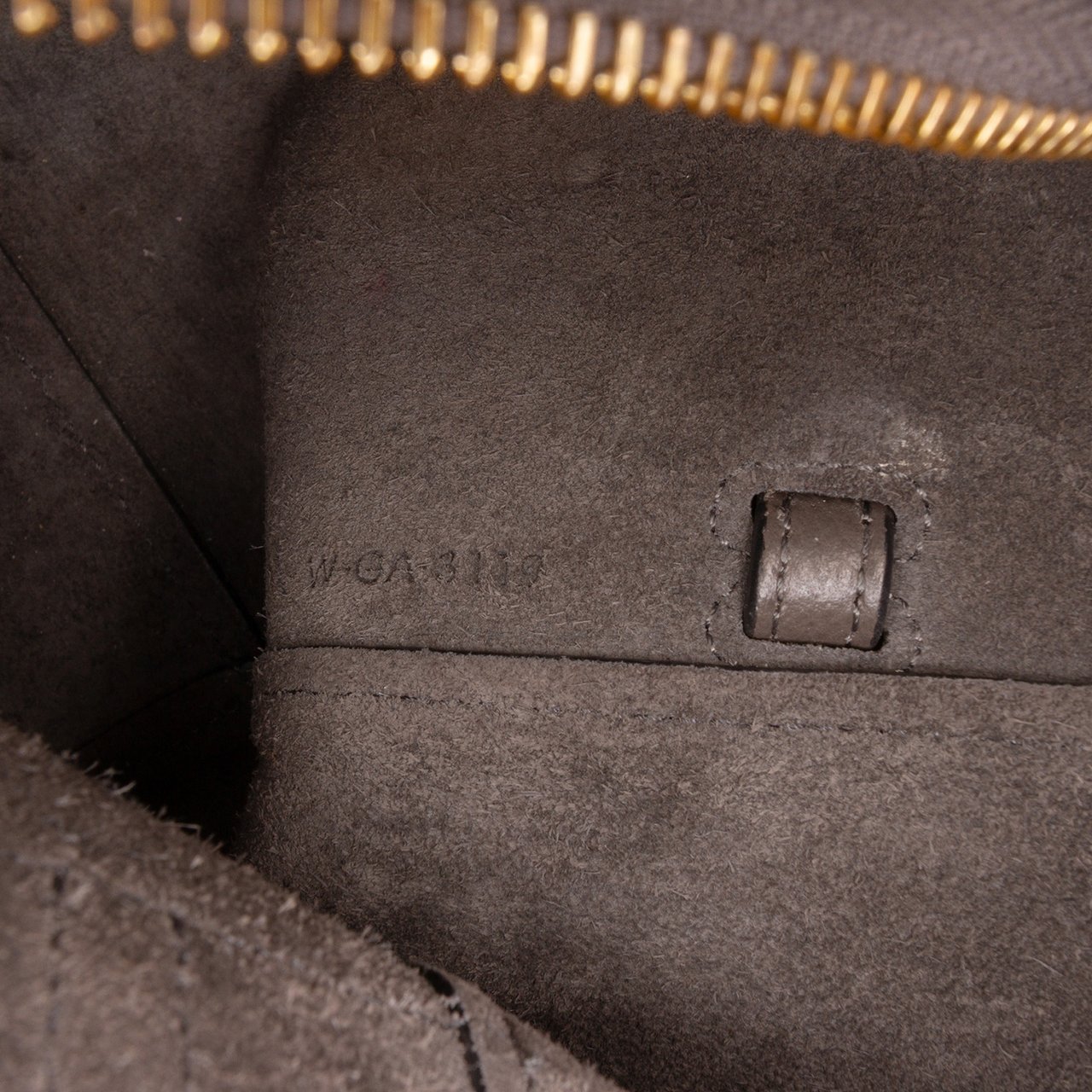 Celine Nano Grained Calfskin Belt Bag Bruin