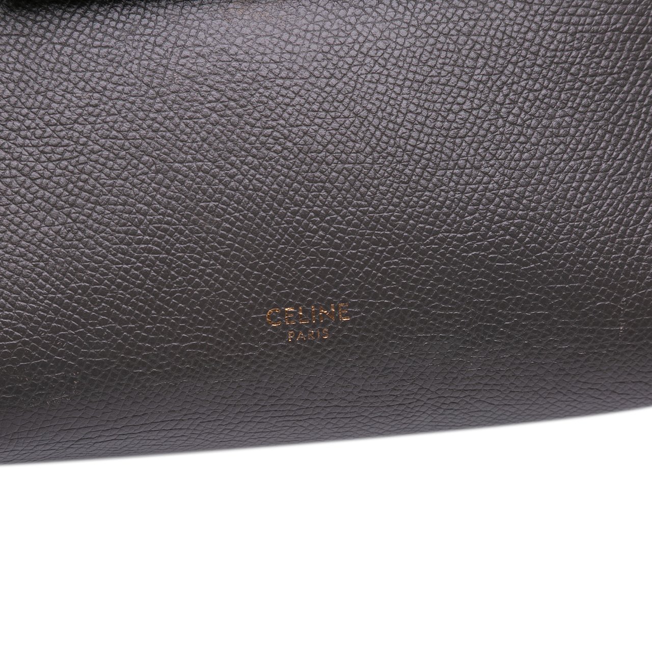 Celine Nano Grained Calfskin Belt Bag Bruin