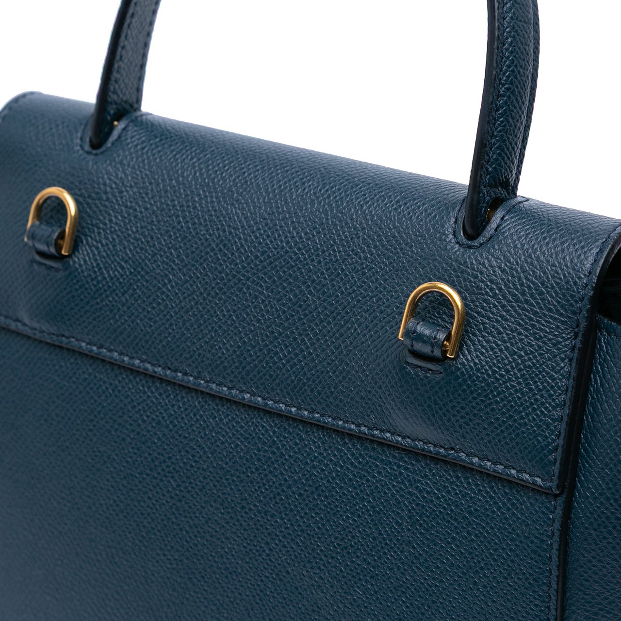 Celine Pico Grained Calfskin Belt Bag Blauw