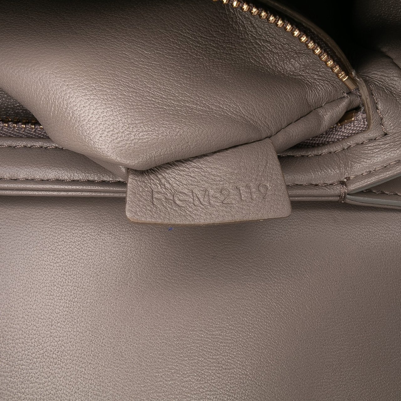 Celine Teen Shiny Calfskin Triomphe Crossbody Bruin