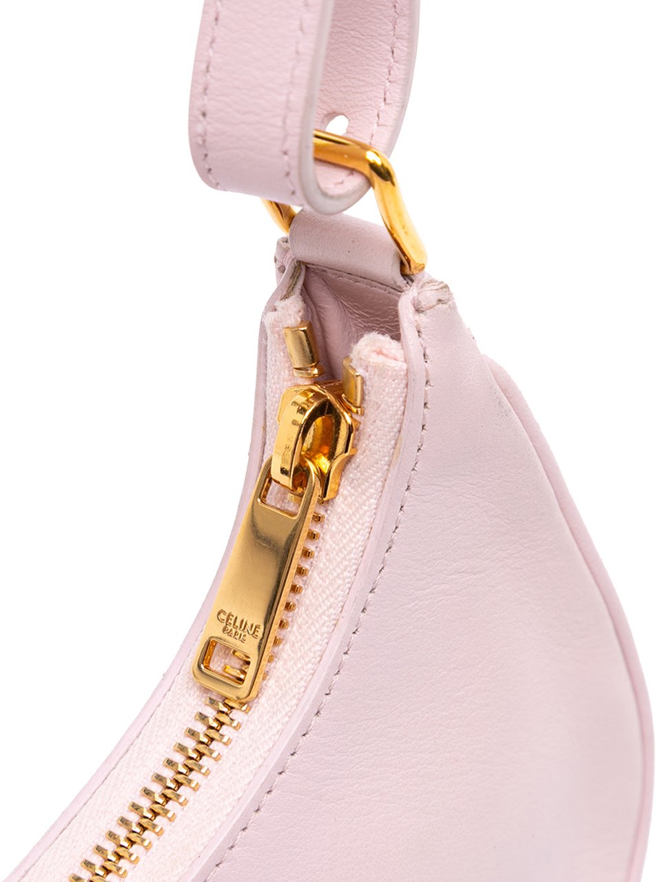Celine Mini Smooth Calfskin Ava Shoulder Bag Roze