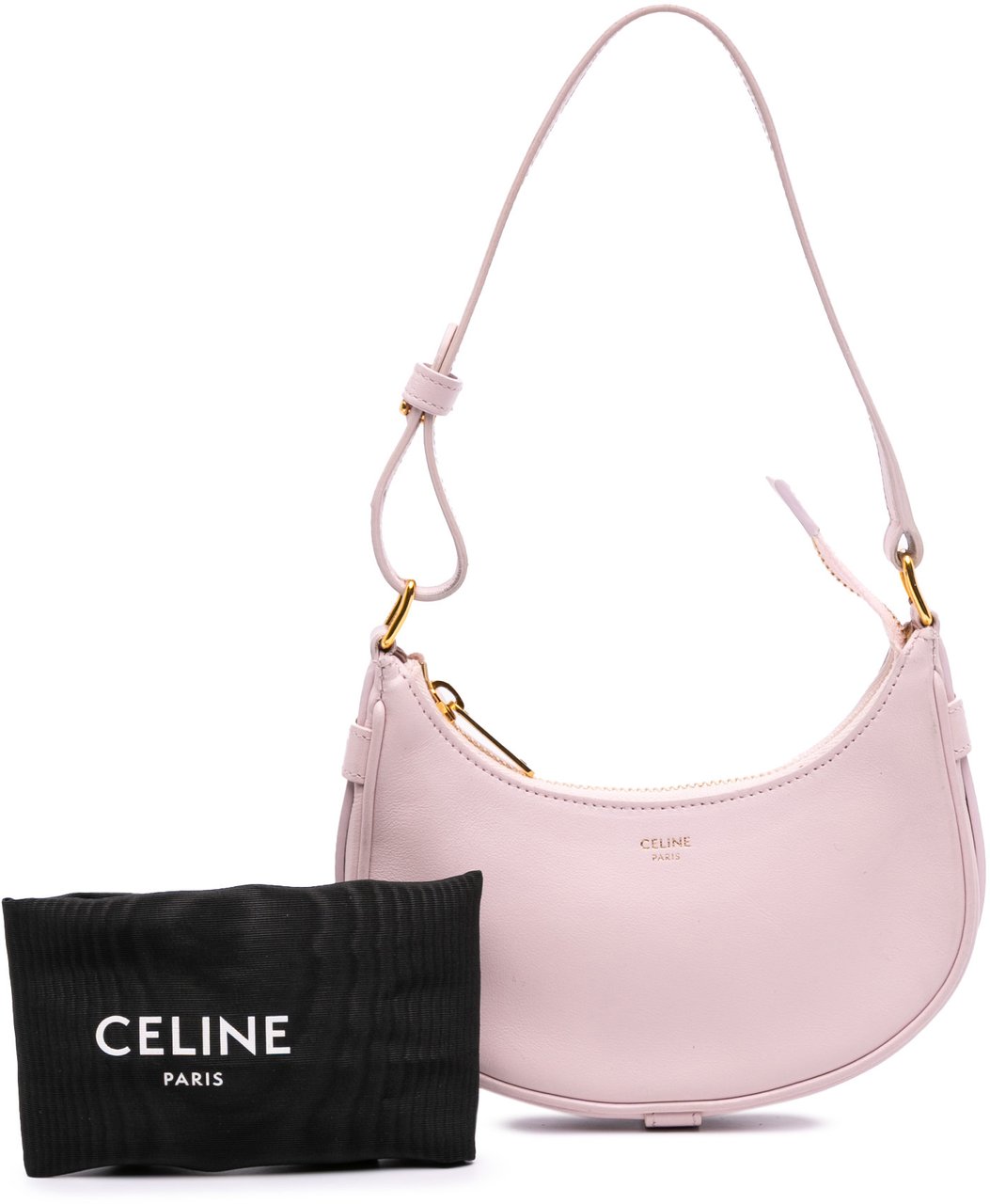 Celine Mini Smooth Calfskin Ava Shoulder Bag Roze