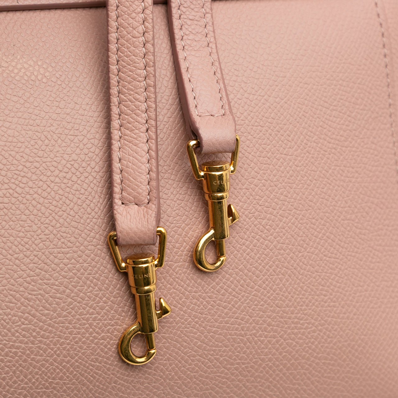 Celine Nano Grained Calfskin Belt Bag Roze