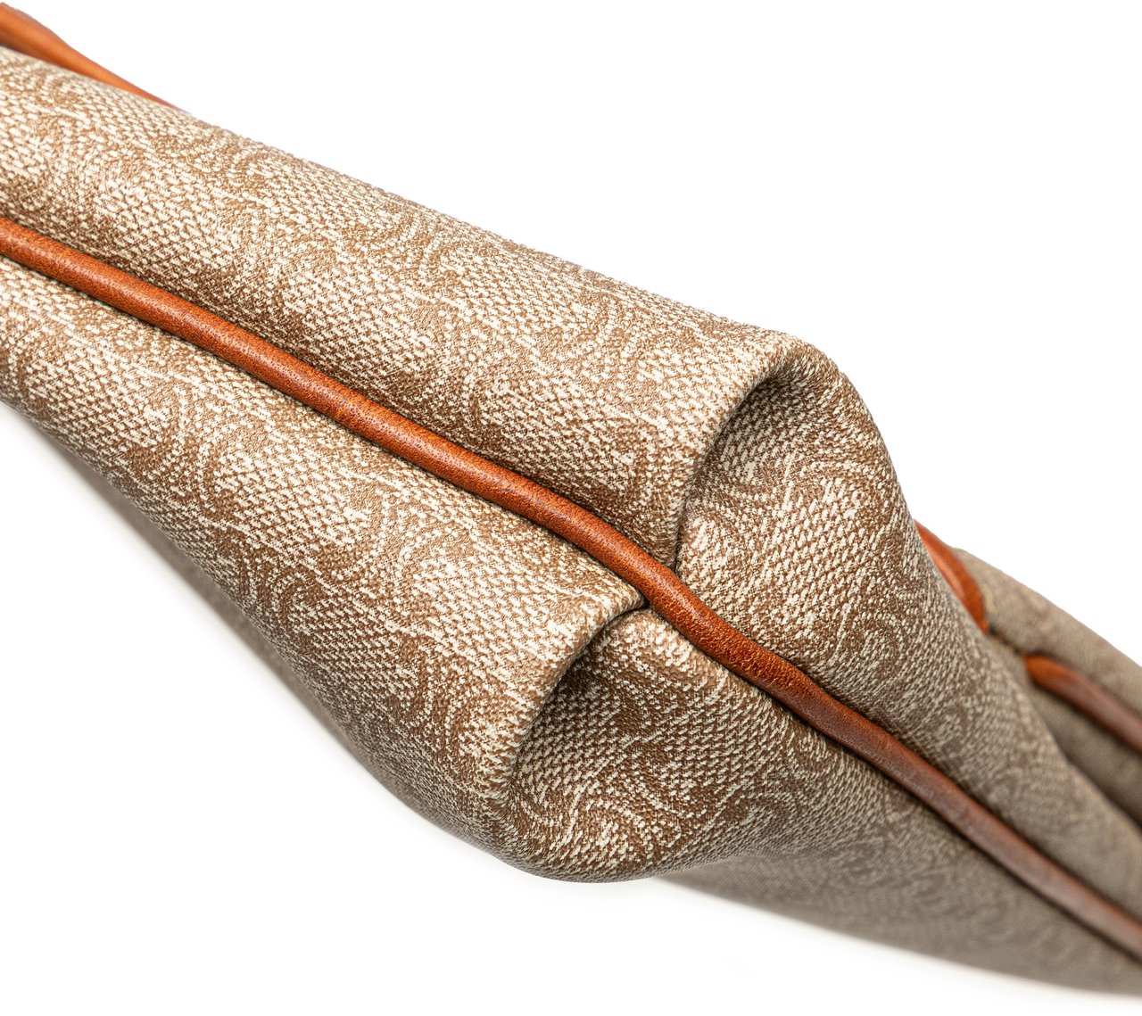 Celine Macadam Coated Canvas Clutch Bruin