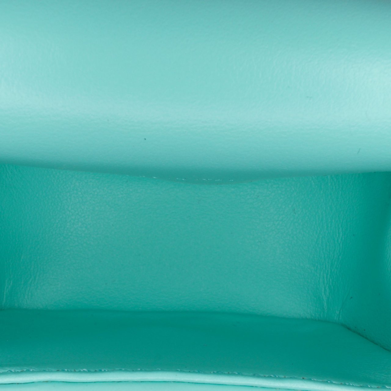 Celine Leather Triomphe AirPods Case with Strap Blauw