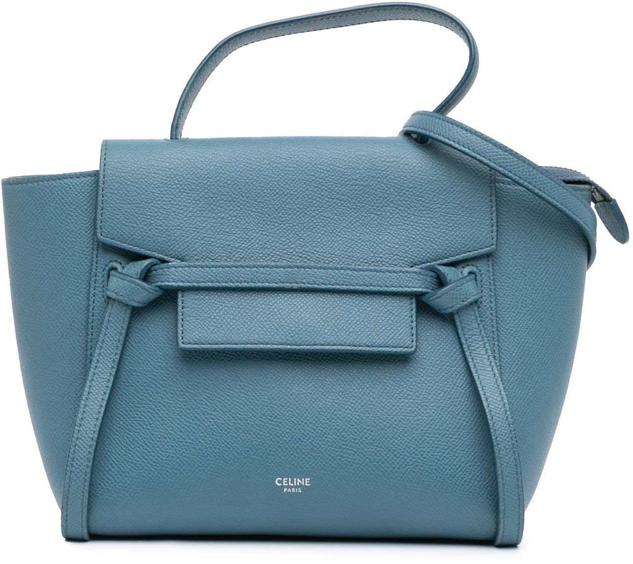 Celine Nano Grained Calfskin Belt Bag Blauw