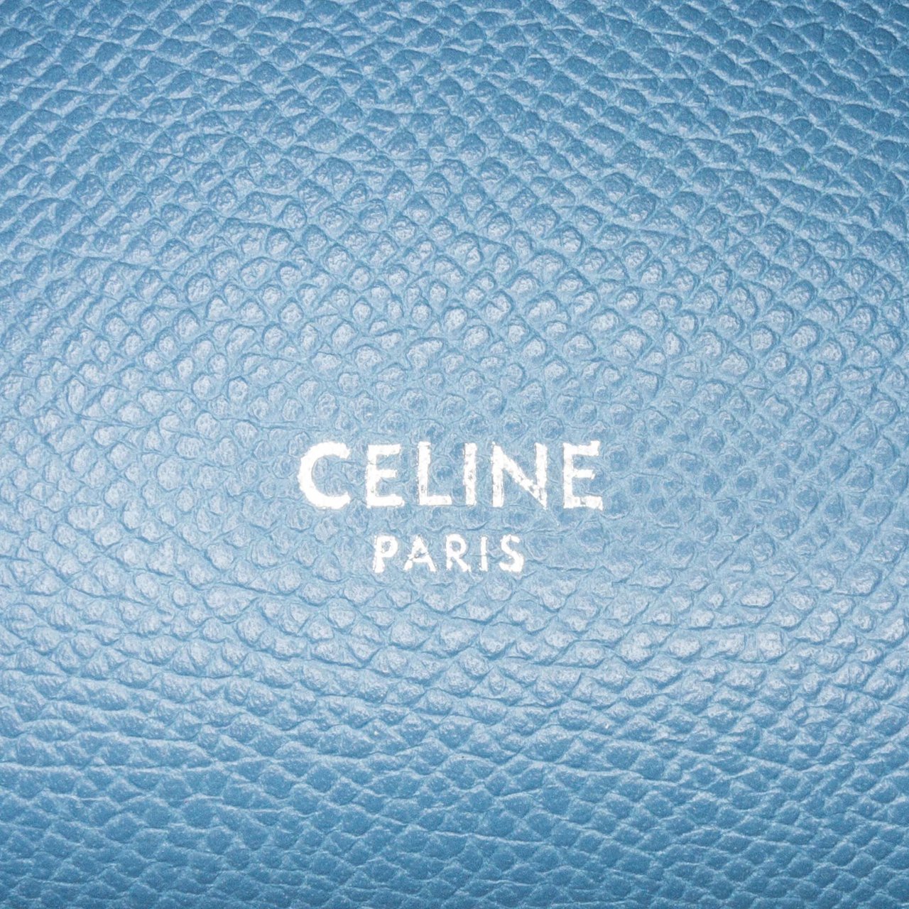 Celine Nano Grained Calfskin Belt Bag Blauw