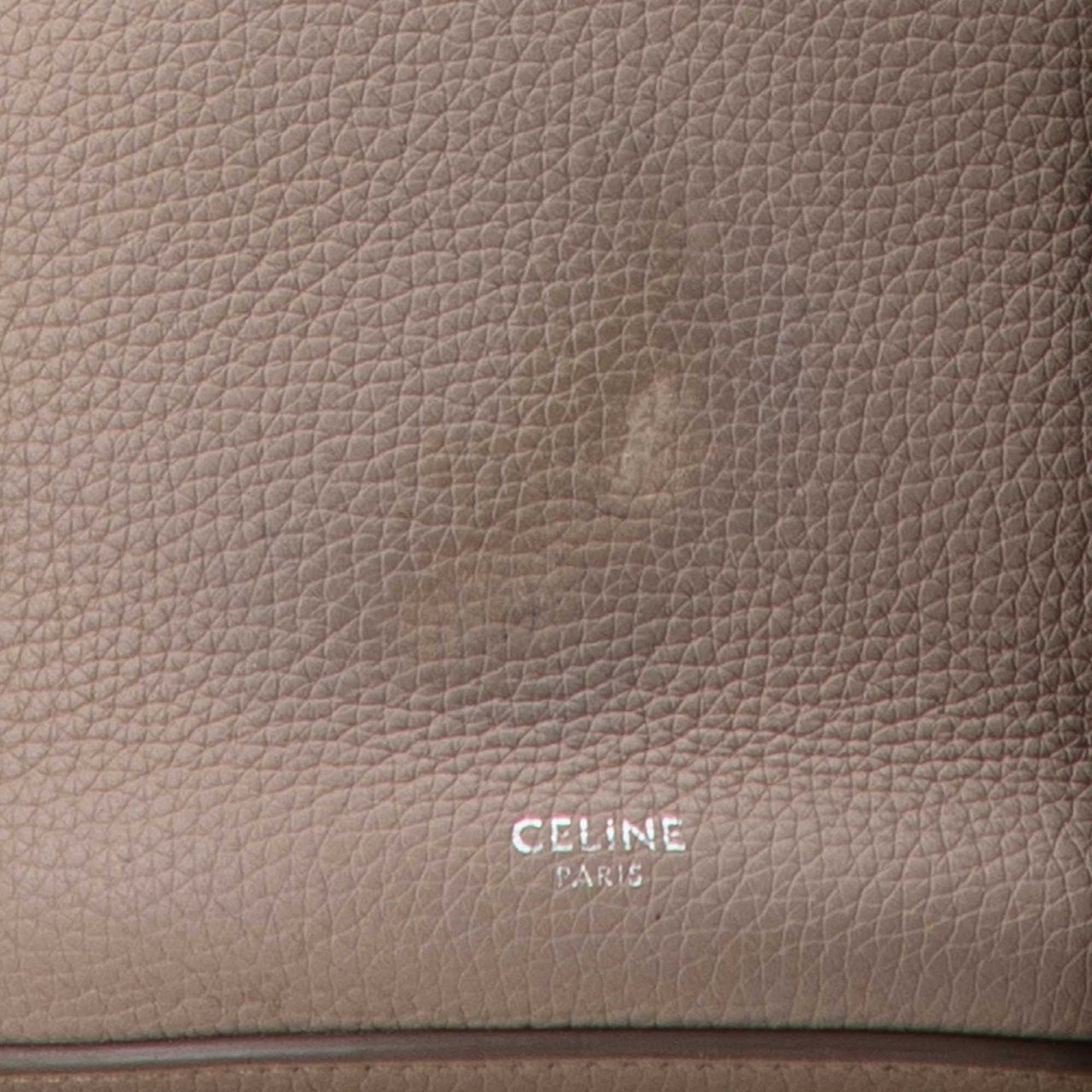Celine Leather Big Bag Bucket Bruin