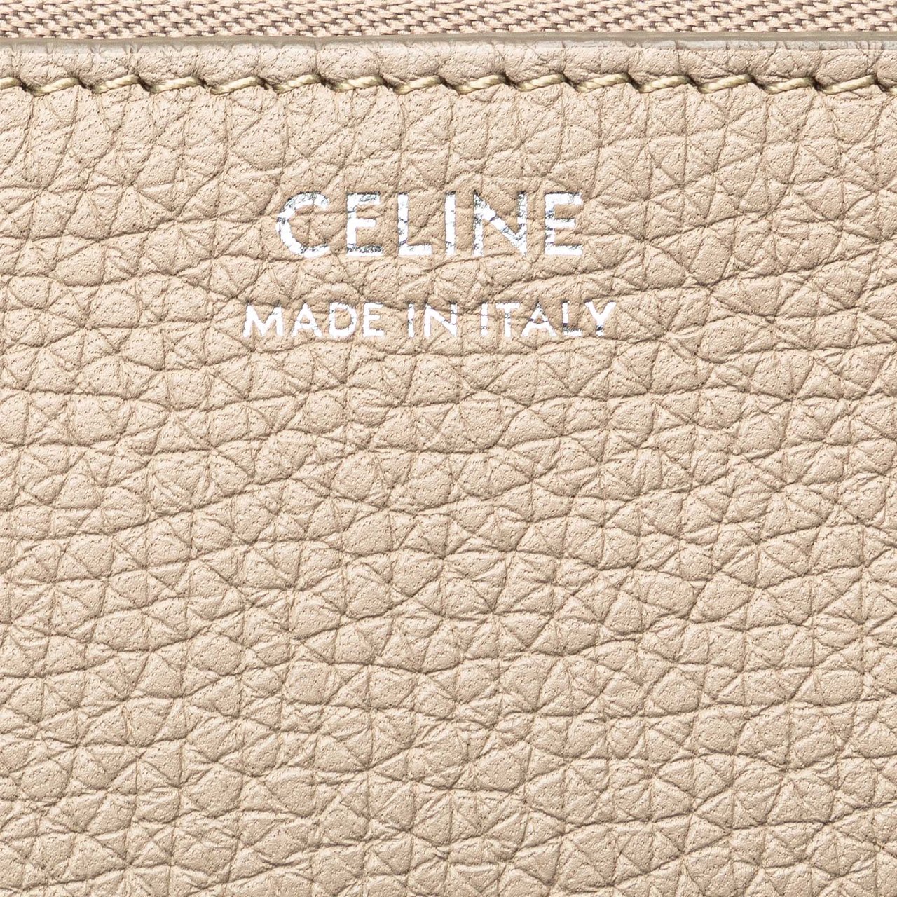Celine Leather Big Bag Bucket Bruin