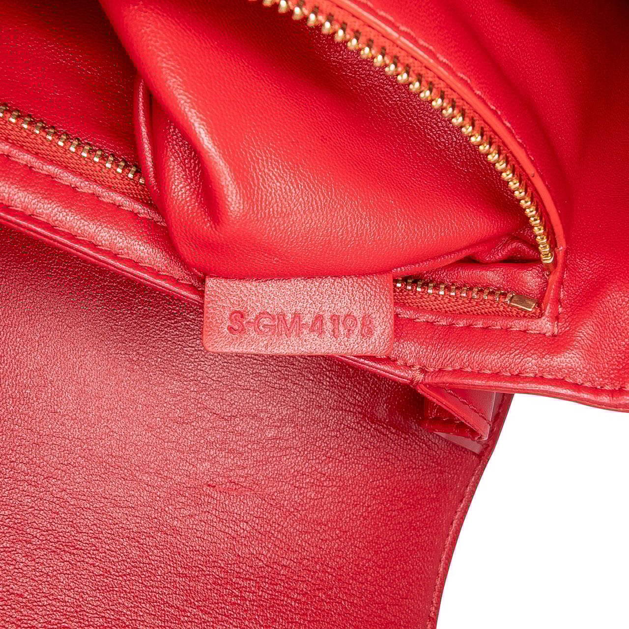 Celine Classique Shiny Calfskin Triomphe Crossbody Rood