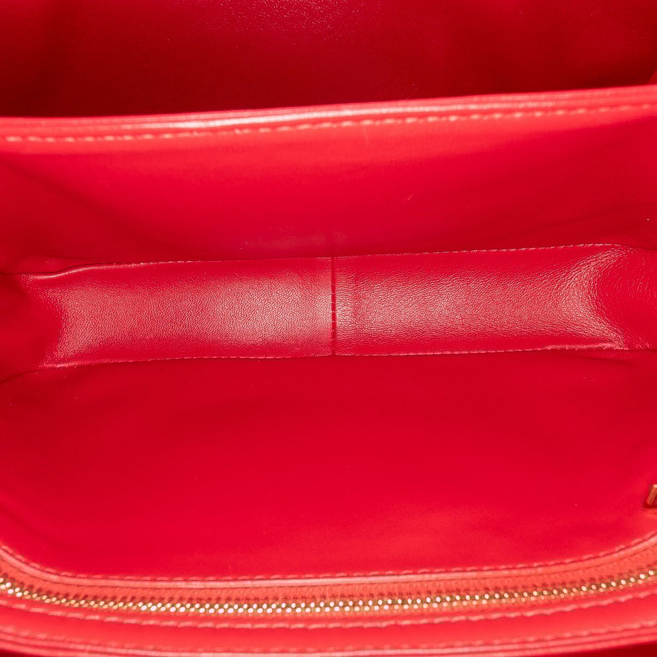 Celine Classique Shiny Calfskin Triomphe Crossbody Rood