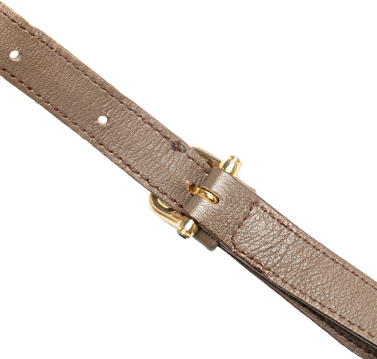 Celine Macadam Leather Crossbody Bruin