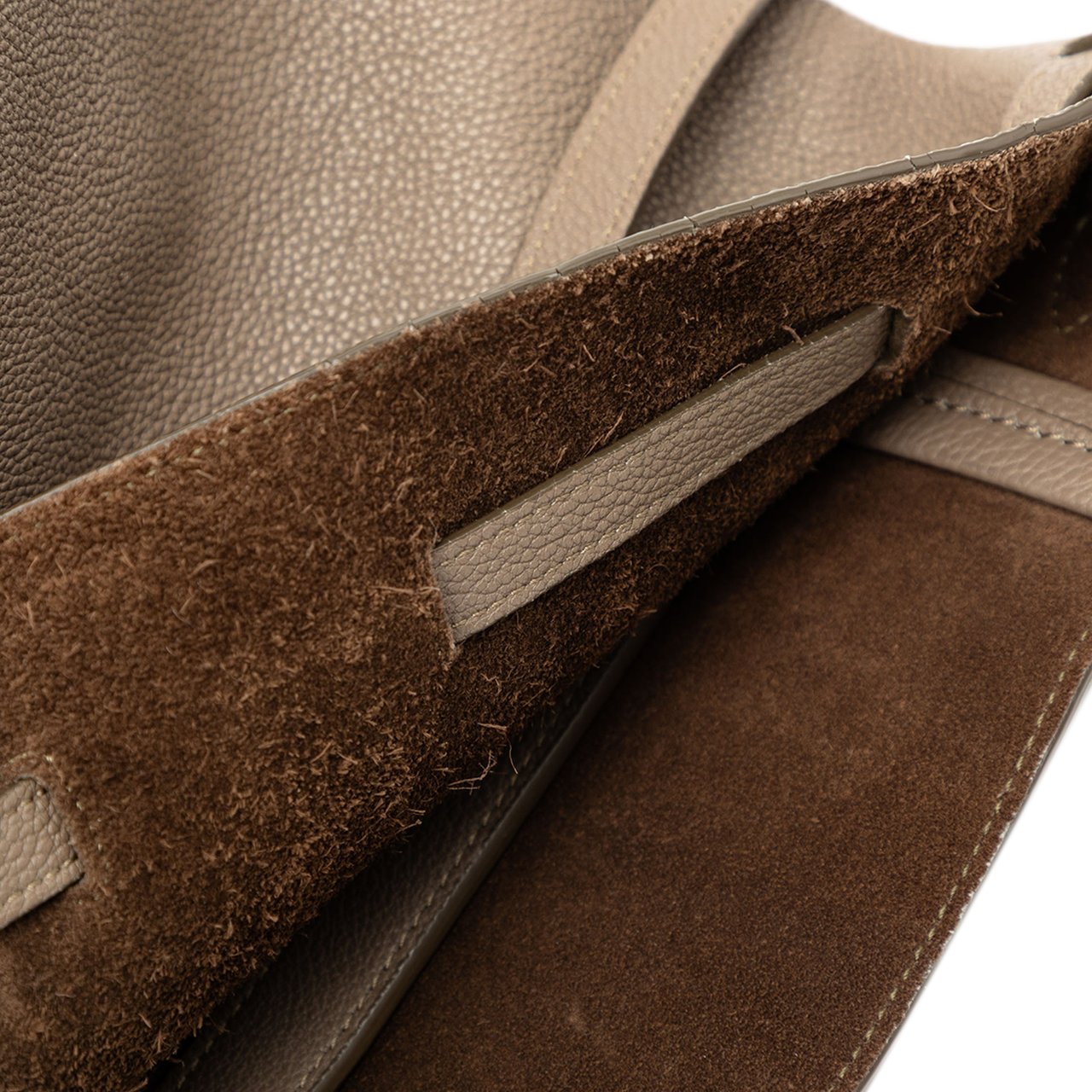 Celine Small Leather Phantom Cabas Tote Bruin