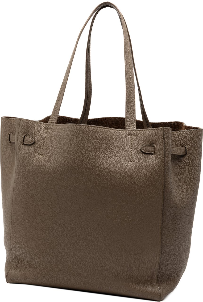Celine Small Leather Phantom Cabas Tote Bruin