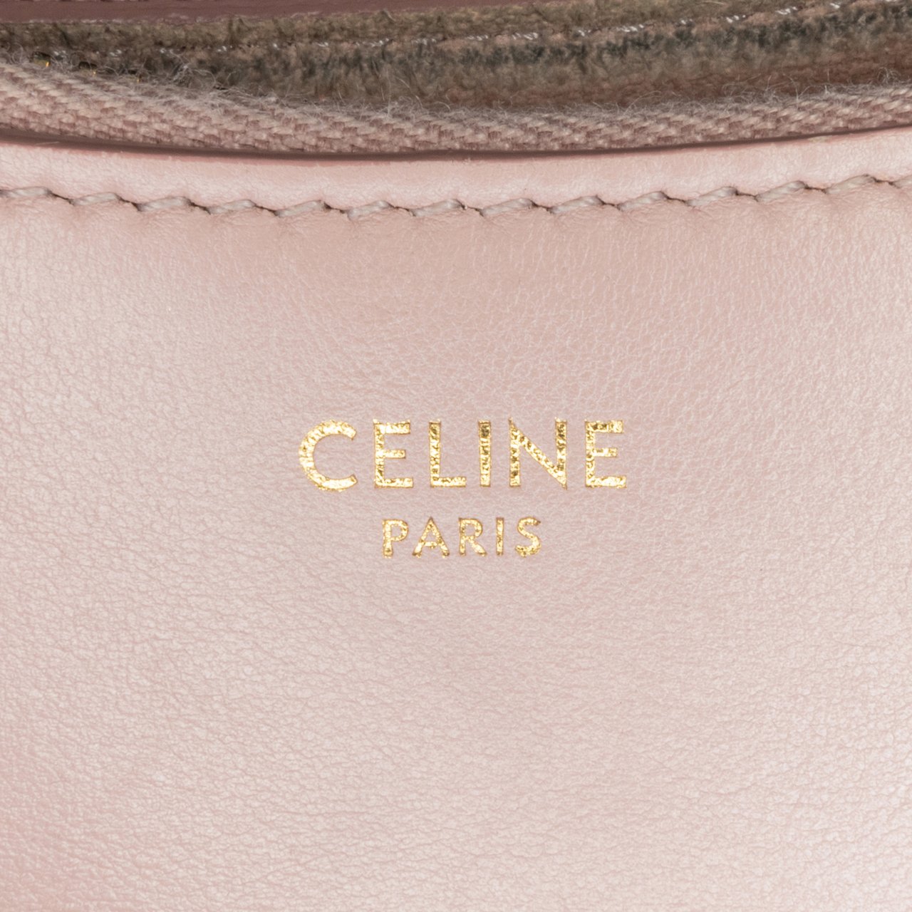 Celine Leather Ava Shoulder Bag Roze