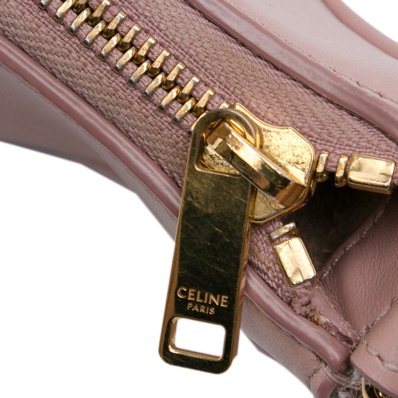 Celine Leather Ava Shoulder Bag Roze