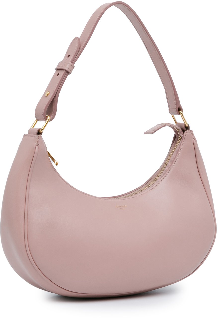 Celine Leather Ava Shoulder Bag Roze