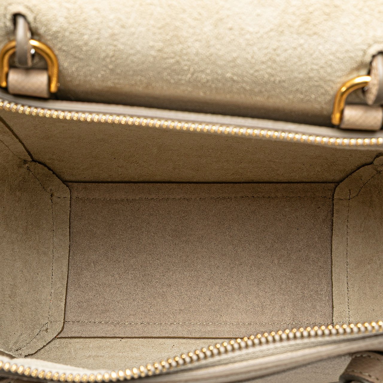 Celine Nano Grained Calfskin Belt Bag Bruin