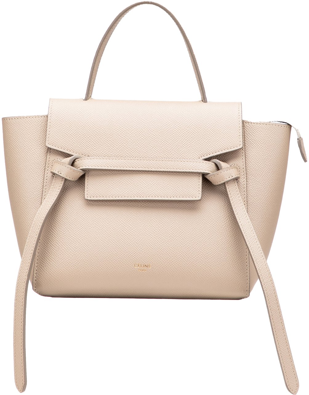 Celine Nano Grained Calfskin Belt Bag Bruin