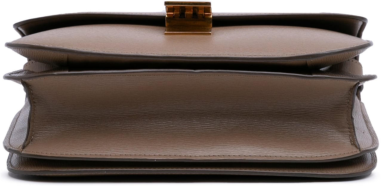 Celine Medium Calfskin Classic Box Bruin