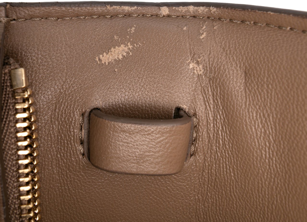 Celine Medium Calfskin Classic Box Bruin