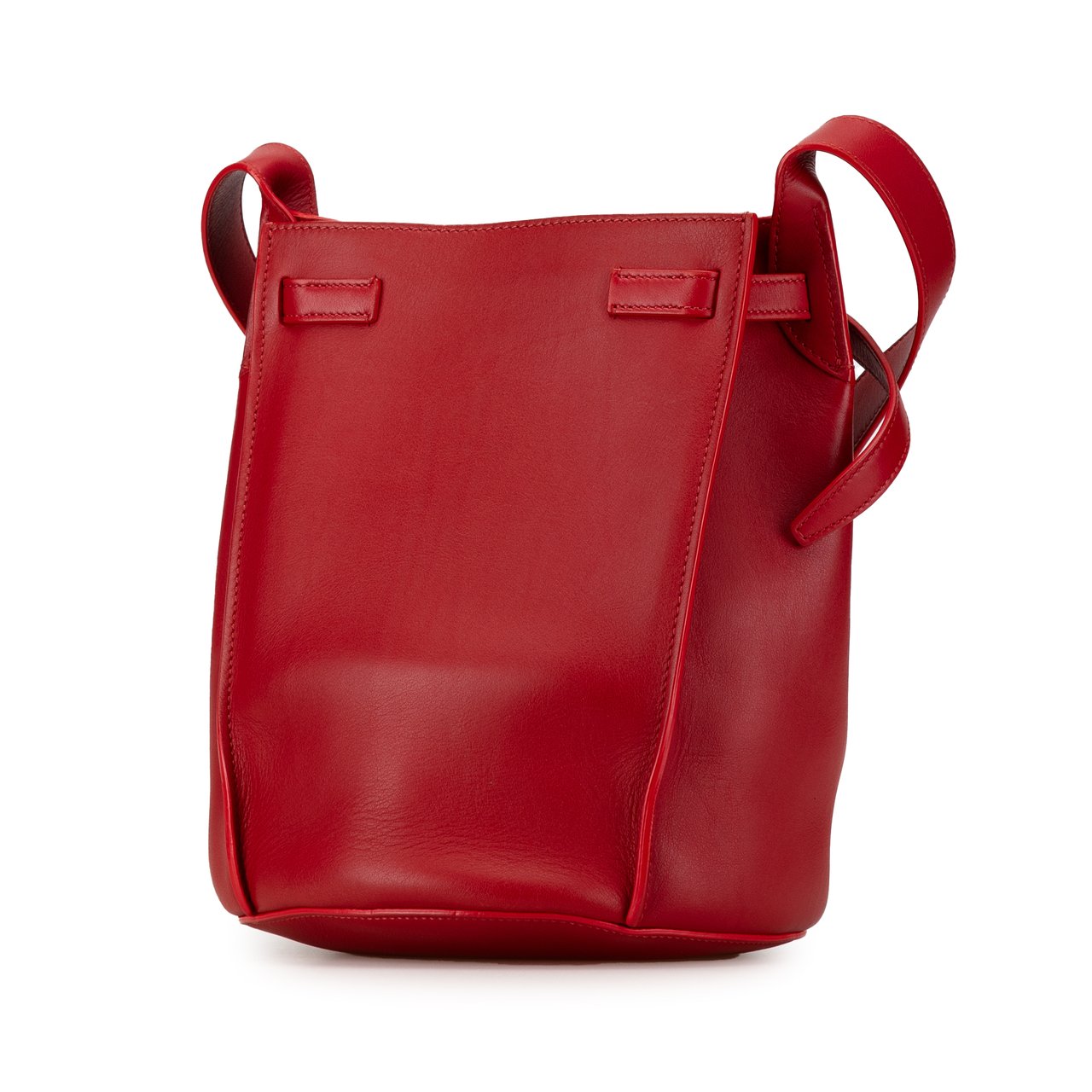 Celine Leather Big Bag Bucket Crossbody Rood