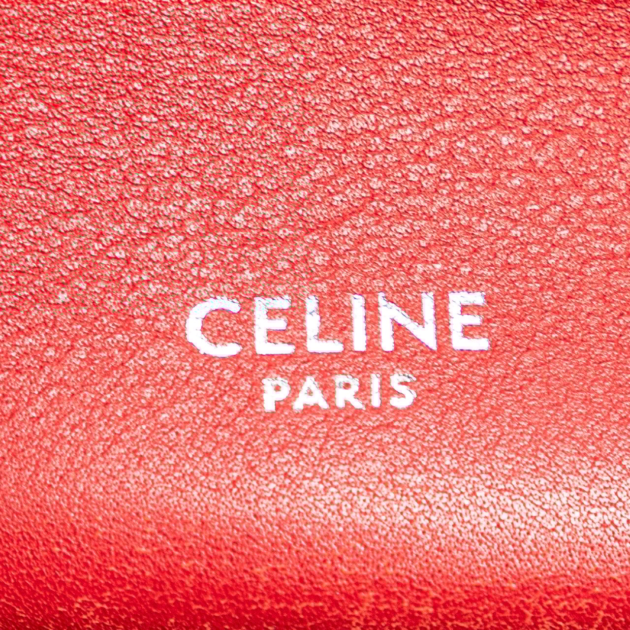 Celine Leather Big Bag Bucket Crossbody Rood
