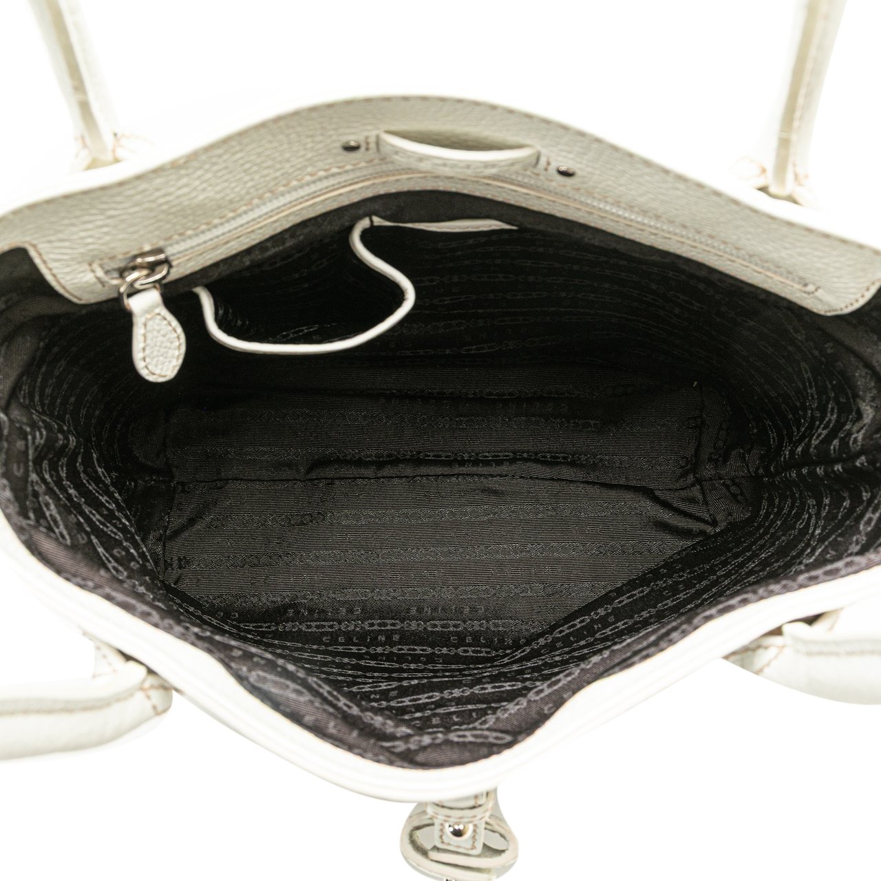Celine Macadam Denim Tote Blauw