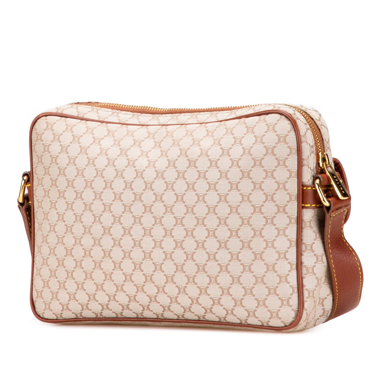 Celine Macadam Canvas Crossbody Bruin