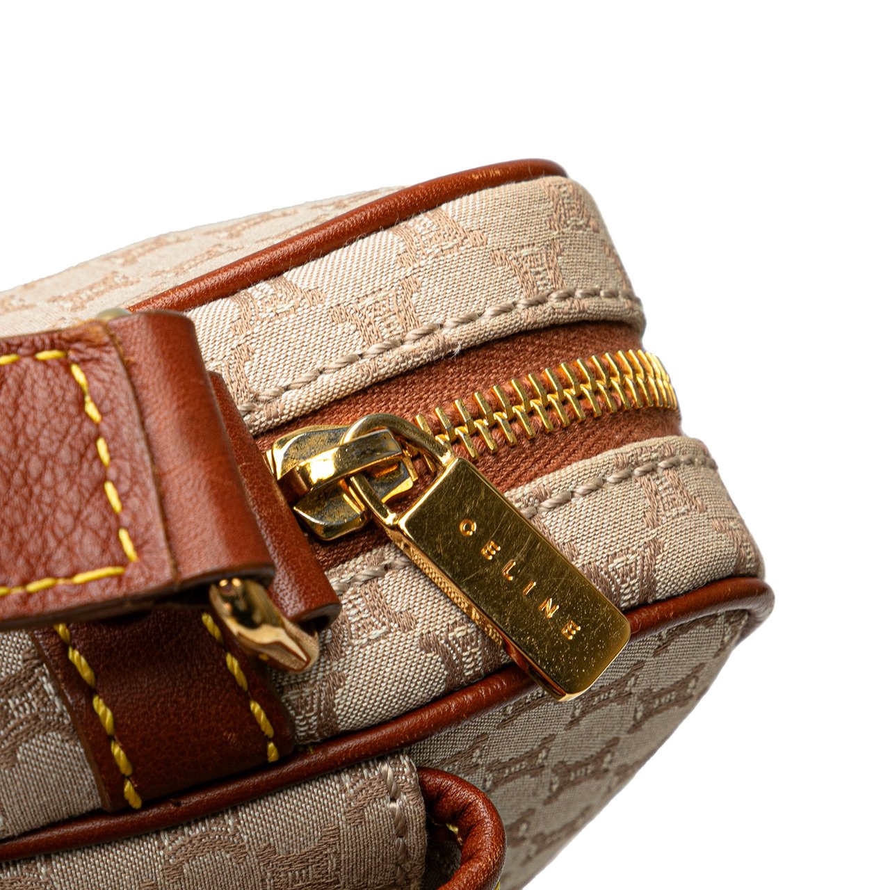 Celine Macadam Canvas Crossbody Bruin