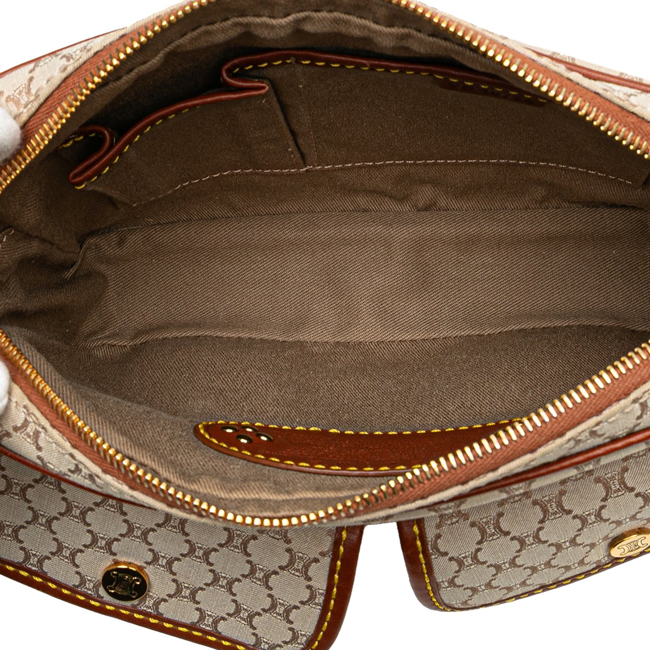 Celine Macadam Canvas Crossbody Bruin